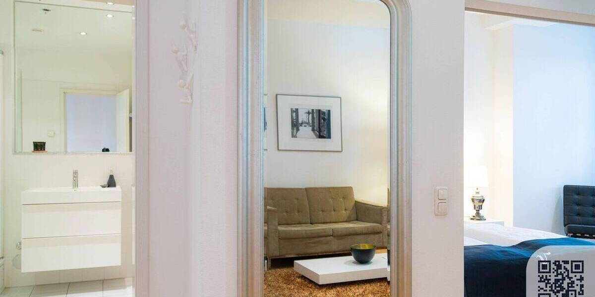 Etagenwohnung Frankfurt am Main Sachsenhausen - 2 Zimmer, 43 m&sup2;, 2.266&euro; | Angebot:25820473