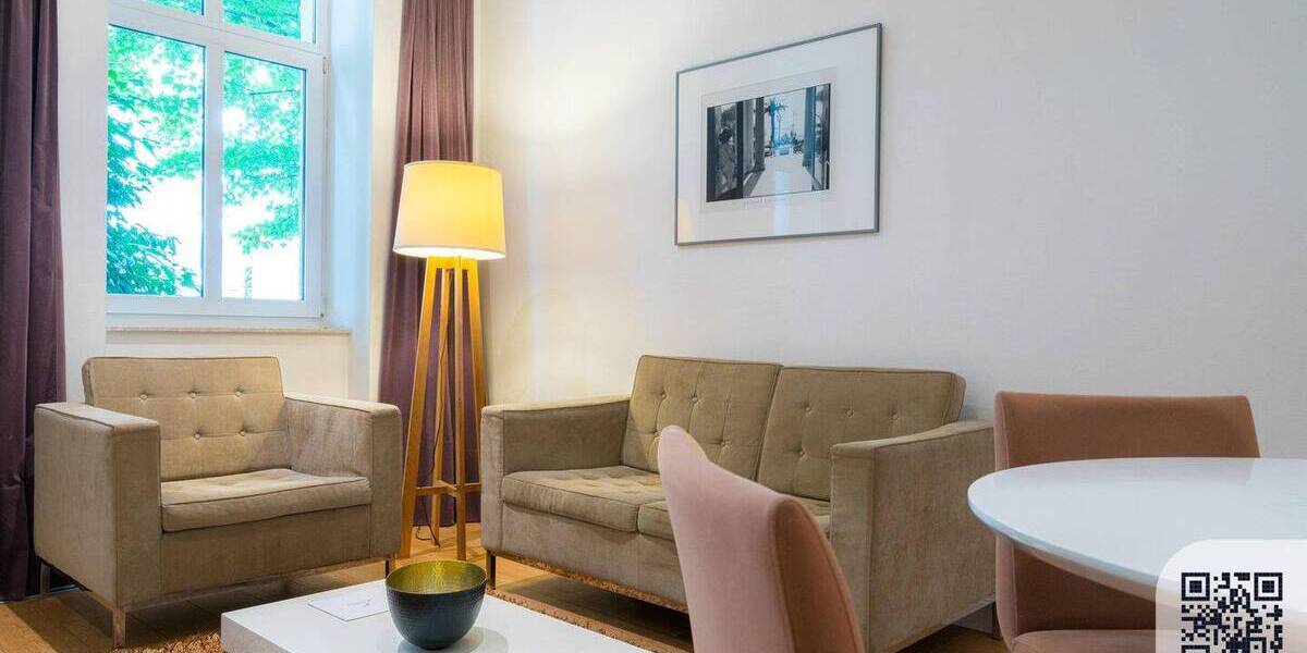 Etagenwohnung Frankfurt am Main Sachsenhausen - 2 Zimmer, 43 m&sup2;, 2.266&euro; | Angebot:25820473