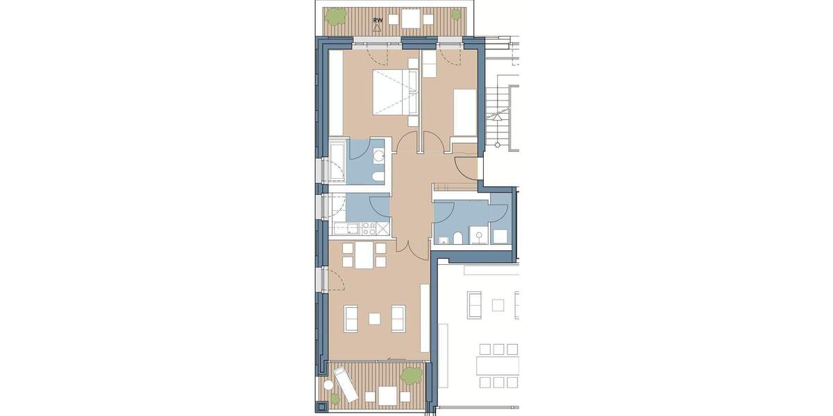 Etagenwohnung Frankfurt am Main Altstadt - 3 Zimmer, 88 m&sup2;, 899.000&euro; | Angebot:25737567