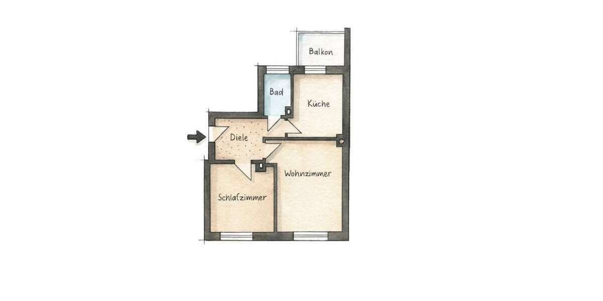 Etagenwohnung Frankfurt Nordend Ost - 2 Zimmer, 62 m&sup2;, 389.000&euro; | Angebot:23613530