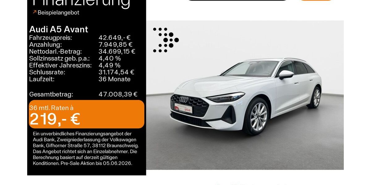 Audi A5 30.100 km 41.499 &euro; Linsengericht 63589