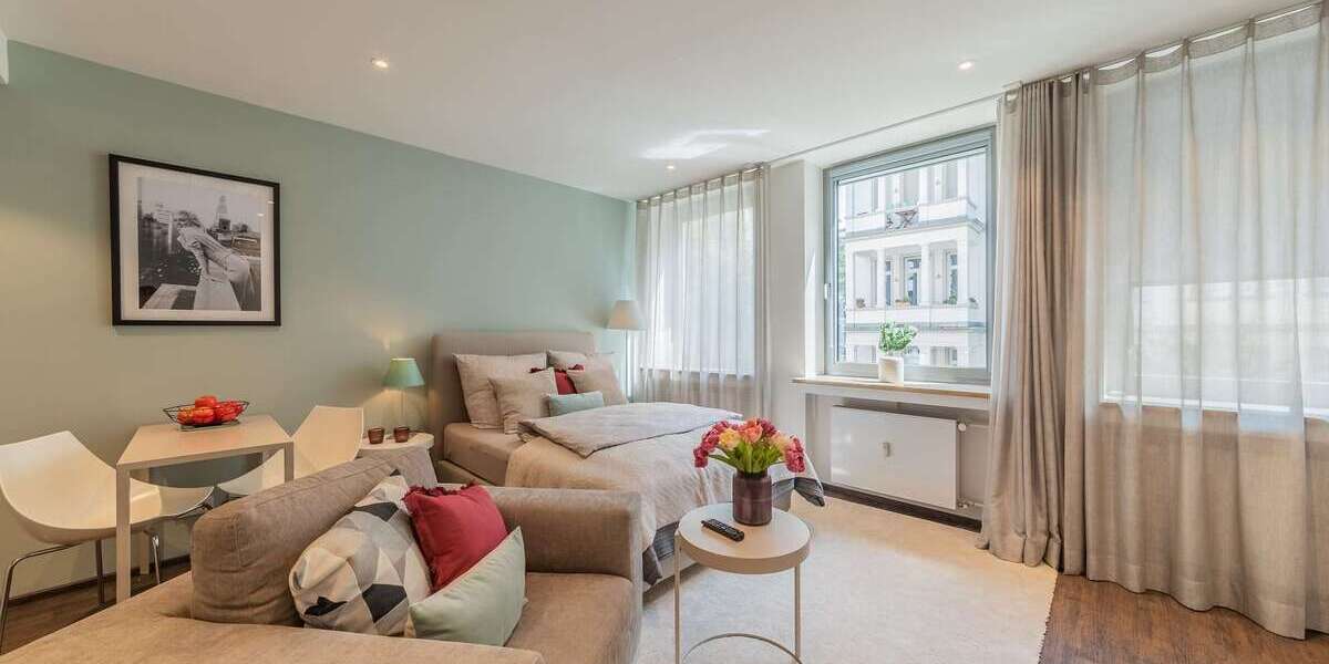 Etagenwohnung Frankfurt Westend Süd - 1 Zimmer, 30 m&sup2;, 1.490&euro; | Angebot:25993923
