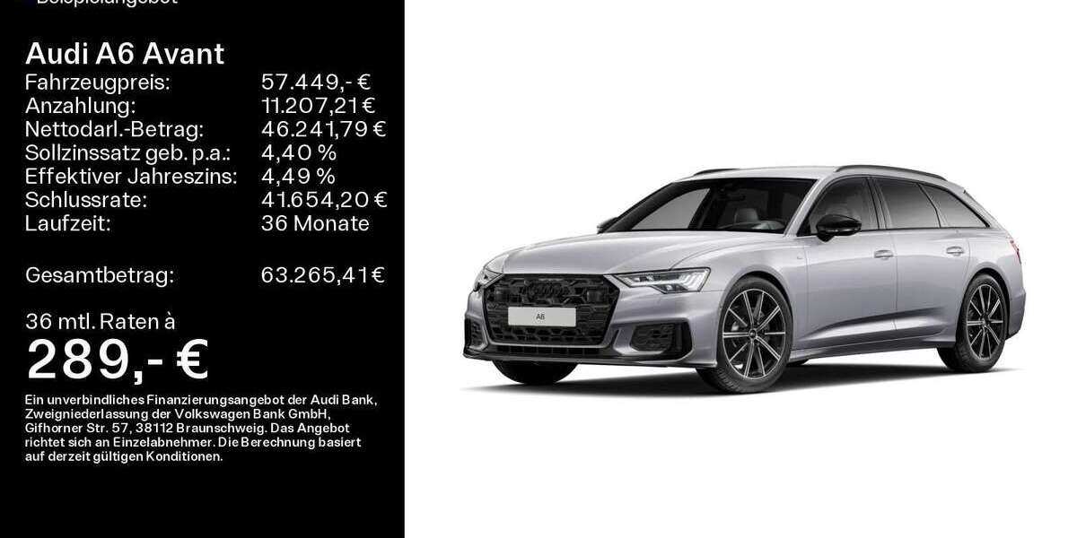 Audi A6 11.500 km 57.449 &euro; Linsengericht 63589