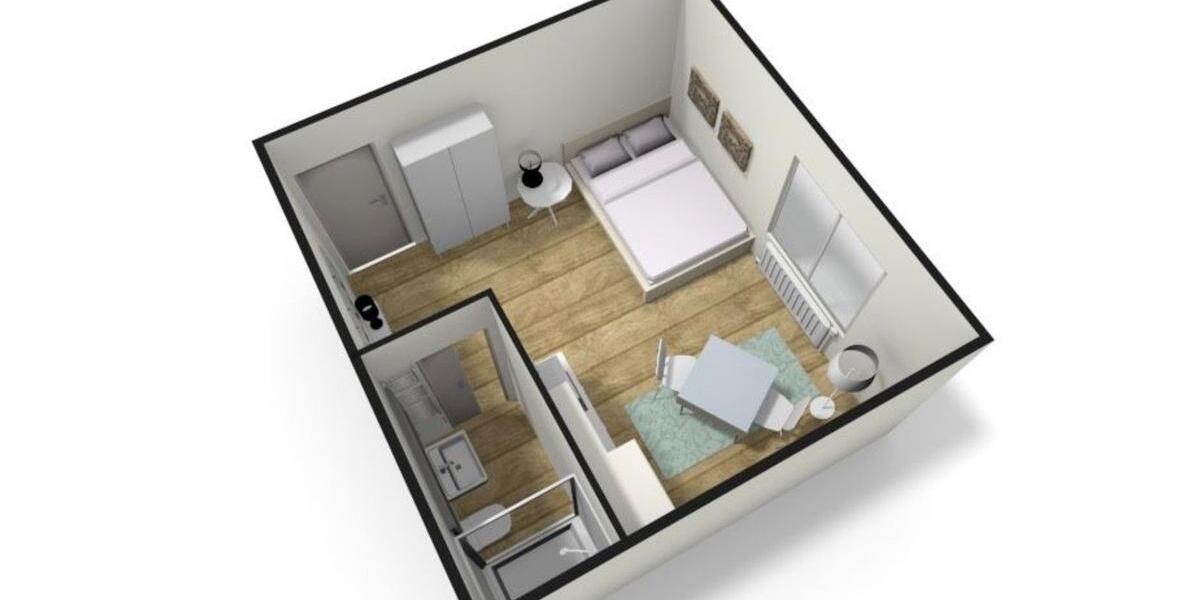 Etagenwohnung Frankfurt am Main Innenstadt 3 - 1 Zimmer, 25 m&sup2;, 699&euro; | Angebot:26619778