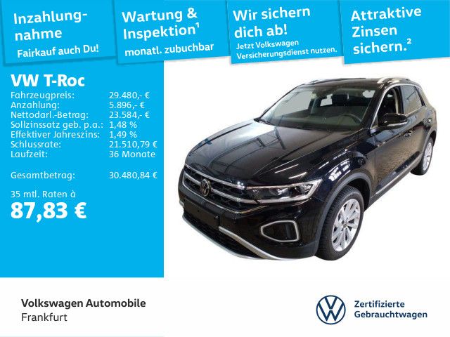 VW T-Roc 3.183 km 29.480 &euro; Frankfurt 60326
