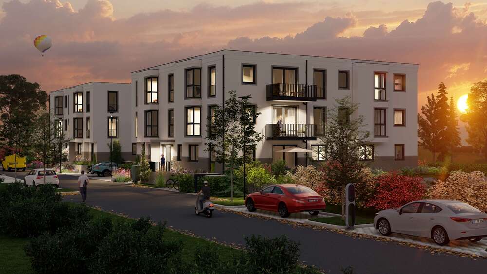 Etagenwohnung Offenbach am Main Bürgel - 3 Zimmer, 70 m&sup2;, 1.225&euro; | Angebot:24989312