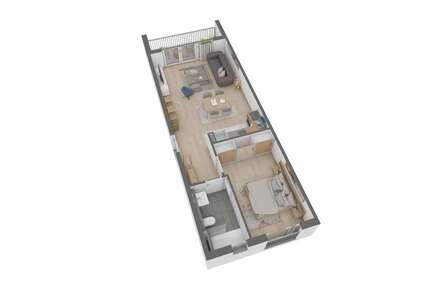 Wohnung Offenbach Waldhof - 2.5 Zimmer, 56 m&sup2;, 323.550&euro; | Angebot:23861264