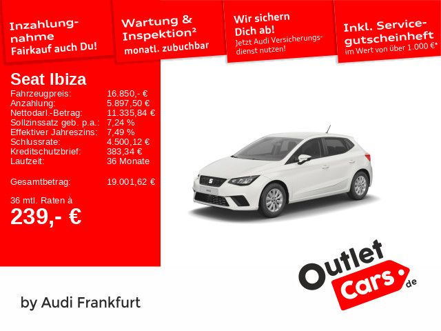 Seat Ibiza 11.254 km 16.850 &euro; Frankfurt am Main 60314
