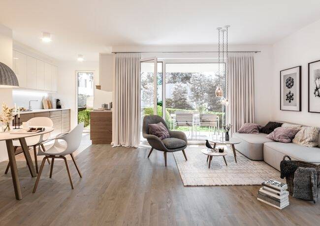 Etagenwohnung Frankfurt am Main Kalbach-Riedberg - 3 Zimmer, 92 m&sup2;, 862.400&euro; | Angebot:25704382