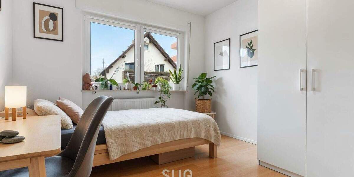 Etagenwohnung Frankfurt am Main Oberrad - 3 Zimmer, 92 m&sup2;, 449.000&euro; | Angebot:25690856