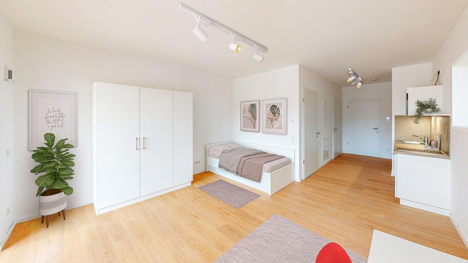 Etagenwohnung Offenbach am Main Bieberer Berg - 1 Zimmer, 40 m&sup2;, 730&euro; | Angebot:25907906