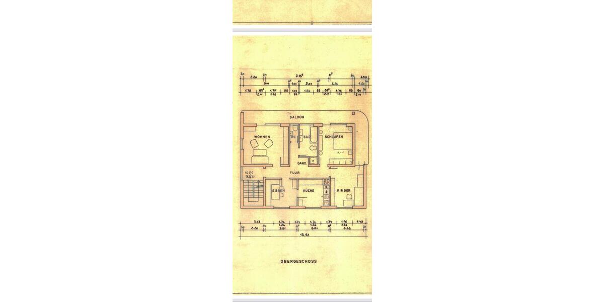 Etagenwohnung Haibach - 4 Zimmer, 93 m&sup2;, 1.350&euro; | Angebot:26021038
