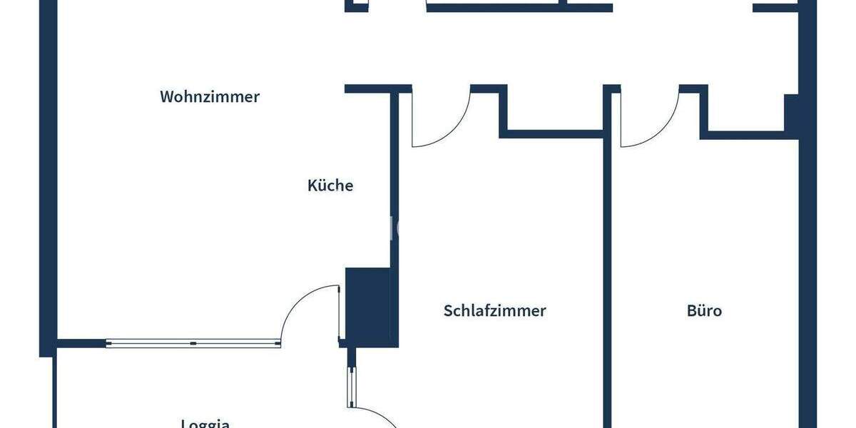 Etagenwohnung Frankfurt am Main Gallus - 3 Zimmer, 75 m&sup2;, 697.000&euro; | Angebot:25846163
