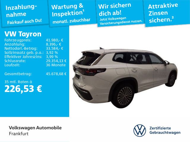 VW Tayron 9.721 km 41.980 &euro; Frankfurt 60326