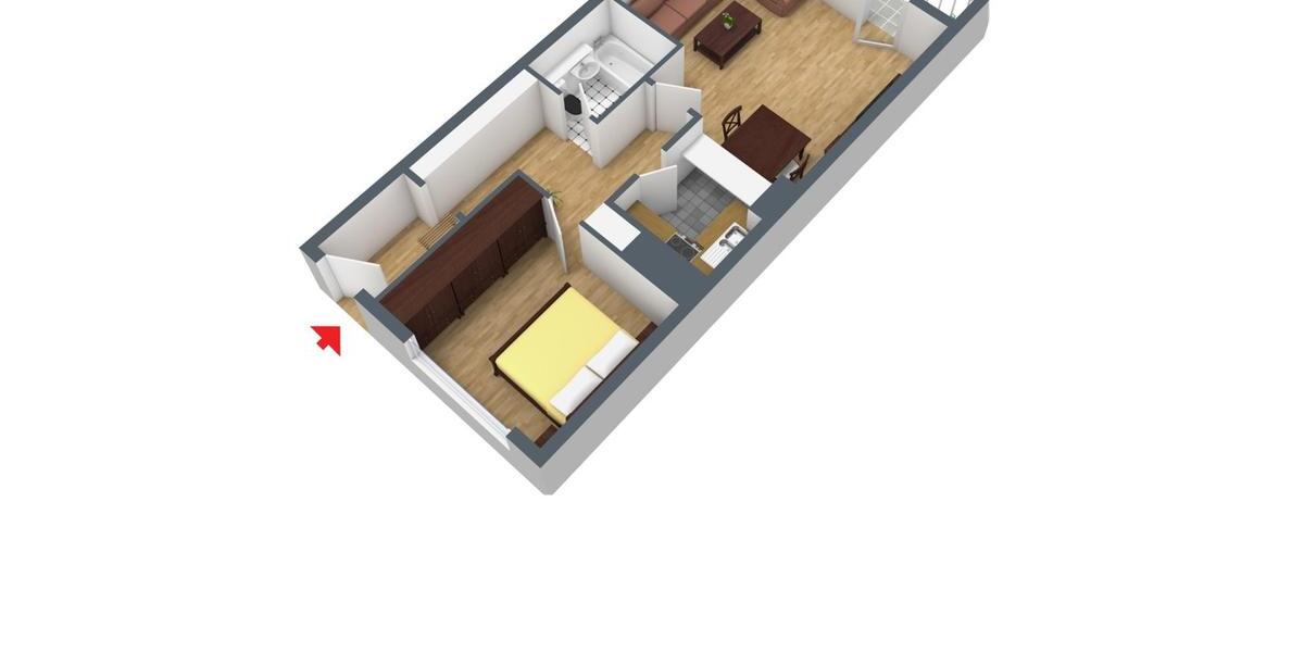 Etagenwohnung Offenbach am Main Bieber - 2 Zimmer, 60 m&sup2;, 670&euro; | Angebot:25886625