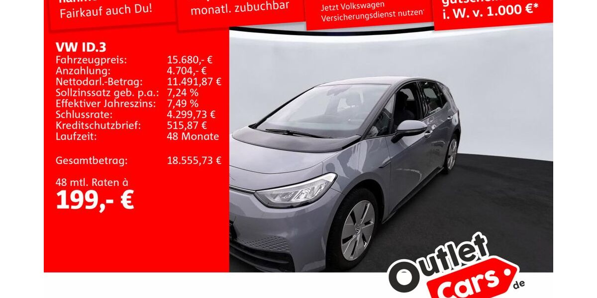 VW ID.3 90.666 km 15.680 &euro; Frankfurt 60326
