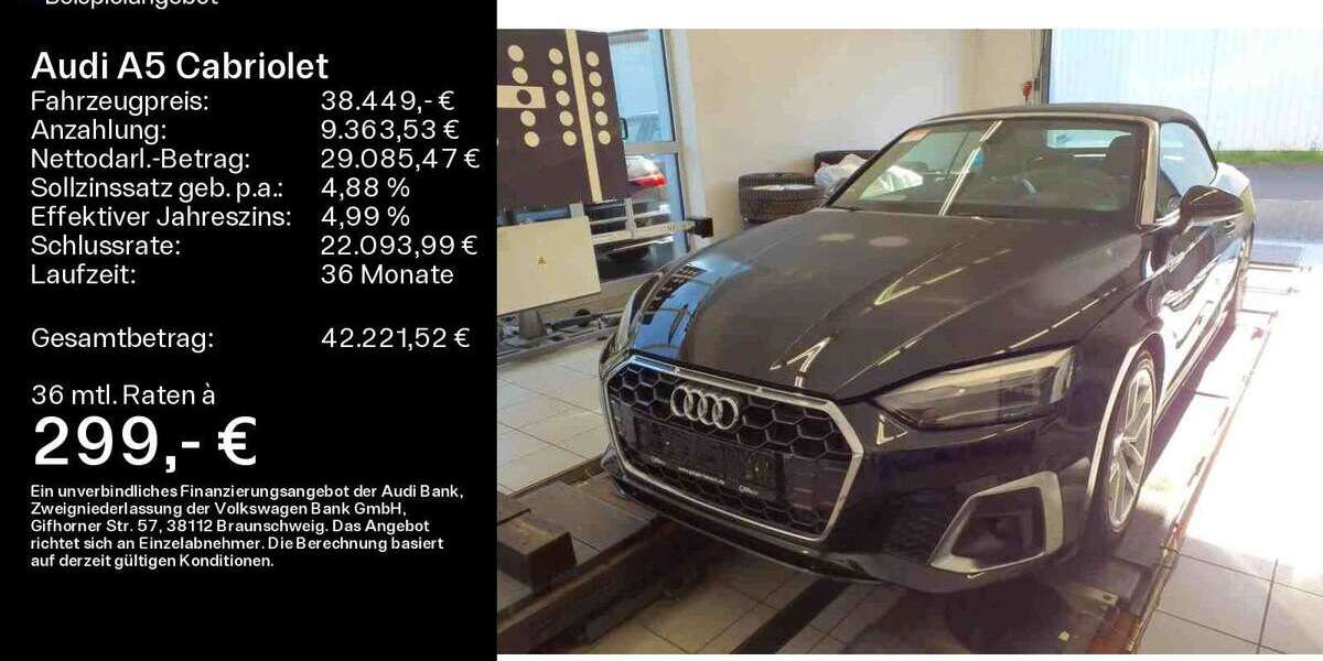 Audi A5 53.200 km 38.449 &euro; Linsengericht 63589