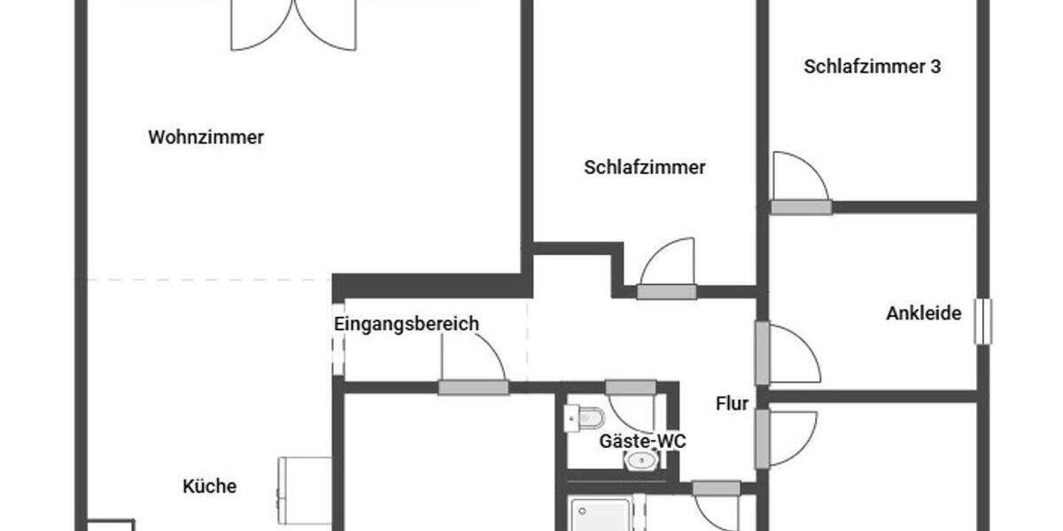 Etagenwohnung Goldbach - 4 Zimmer, 112 m&sup2;, 465.000&euro; | Angebot:25679497