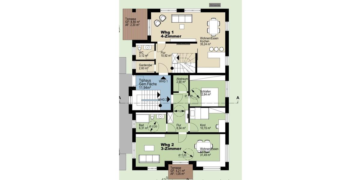 Dachgeschoßwohnung Schaafheim - 2.5 Zimmer, 65 m&sup2;, 290.000&euro; | Angebot:26592419