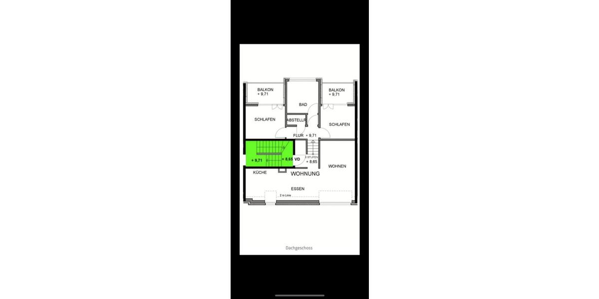 Etagenwohnung Aschaffenburg Österreicher Kolonie - 3 Zimmer, 75 m&sup2;, 439.000&euro; | Angebot:26579049