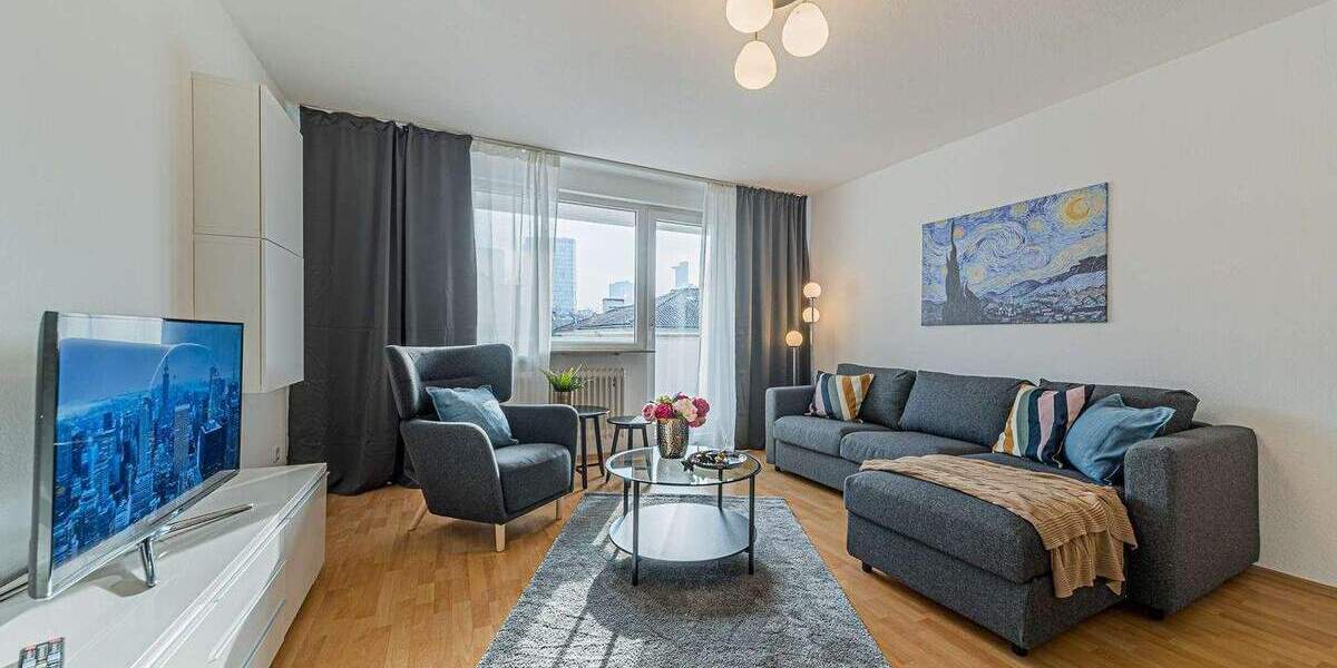 Etagenwohnung Frankfurt am Main Westend-Süd - 2 Zimmer, 66 m&sup2;, 2.595&euro; | Angebot:25661903