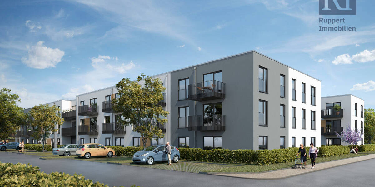 Etagenwohnung Stockstadt am Main - 2 Zimmer, 55 m&sup2;, 256.600&euro; | Angebot:25798351