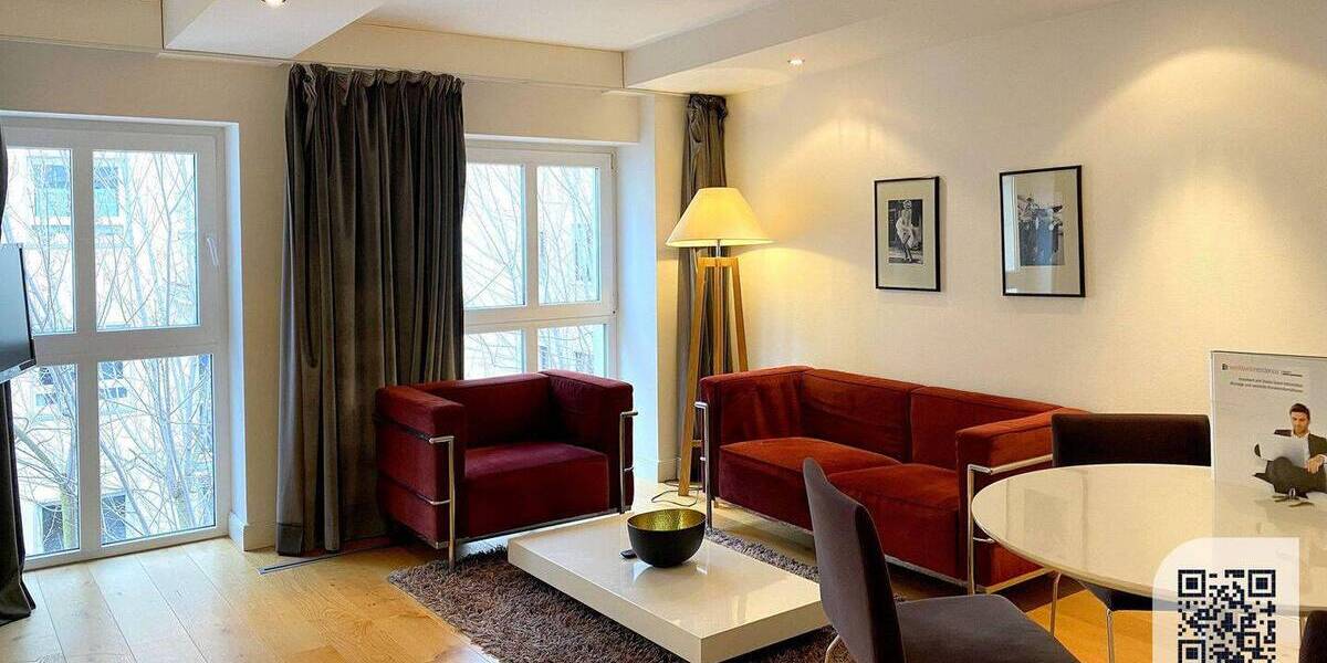 Etagenwohnung Frankfurt am Main Sachsenhausen - 2 Zimmer, 42 m&sup2;, 1.867&euro; | Angebot:25752798