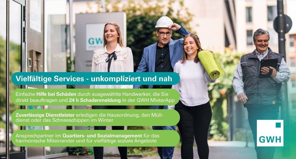 Etagenwohnung Friedrichsdorf Dillingen - 3 Zimmer, 64 m&sup2;, 850&euro; | Angebot:26556622