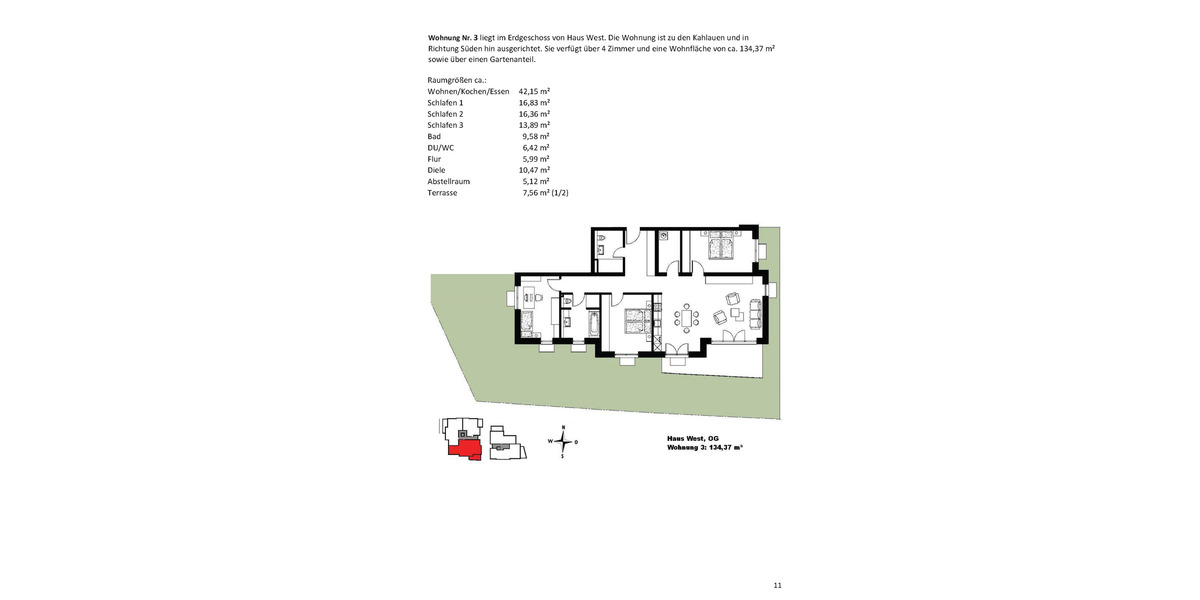 Etagenwohnung Alzenau - 4 Zimmer, 134 m&sup2;, 1.675&euro; | Angebot:26036656