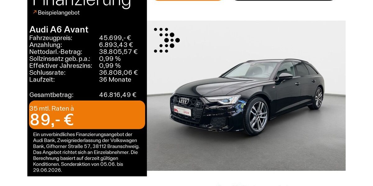 Audi A6 28.500 km 45.699 &euro; Linsengericht 63589