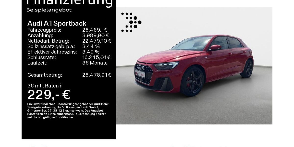 Audi A1 4.400 km 25.949 &euro; Hanau 63452