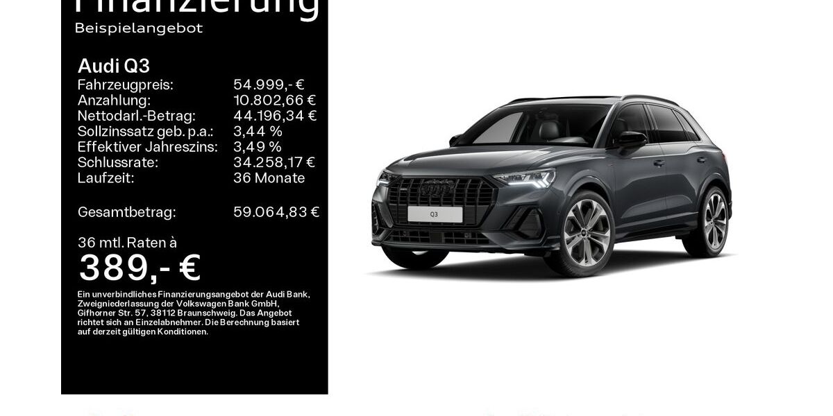 Audi Q3 3.600 km 54.999 &euro; Hanau 63452