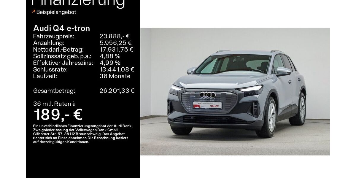 Audi Q4 e-tron 19.500 km 23.488 &euro; Mühlheim 63165