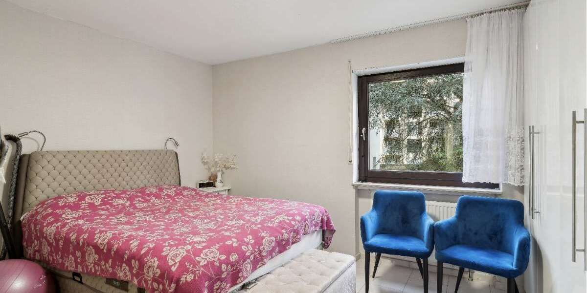 Komfortables Wohnen am Mainufer: 4-Zimmer-Wohnung mit Balkon und Tiefgarage - Etagenwohnung Offenbach am Main | Angebot:25022510