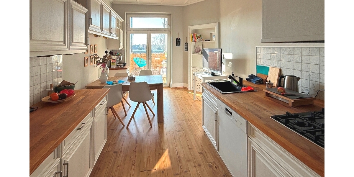 Beste Lage Frankfurt-Nordend: Sanierte 4-Zimmer-Altbauwohnung - Etagenwohnung Frankfurt am Main Nordend West | Angebot:25509677