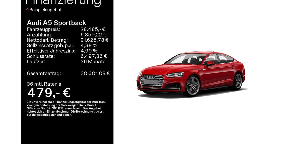 Audi A5 56.934 km 28.485 &euro; Linsengericht 63589