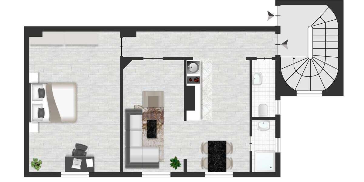 Etagenwohnung Frankfurt am Main Nordend Ost - 3 Zimmer, 66 m&sup2;, 492.000&euro; | Angebot:27656433