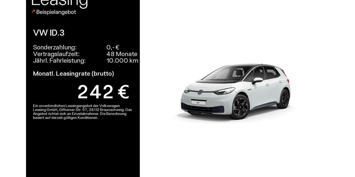 VW ID.3 32.600 km 17.999 &euro; Linsengericht 63589