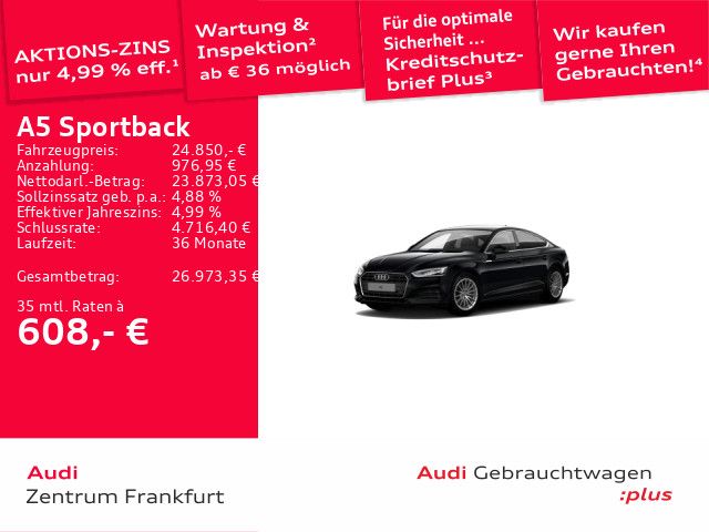 Audi A5 46.947 km 24.850 &euro; Frankfurt am Main 60314