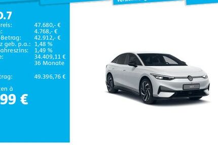 VW ID.7 19.191 km 47.680 &euro; Frankfurt 60326
