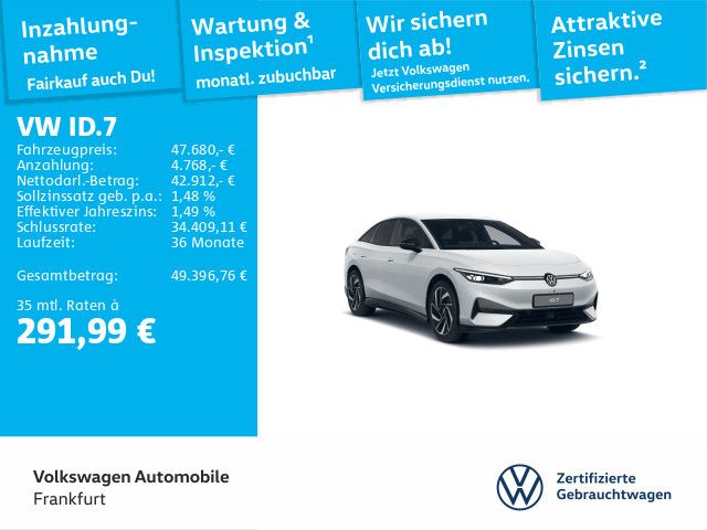 VW ID.7 19.191 km 47.680 &euro; Frankfurt 60326