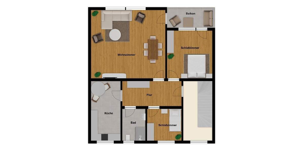 Etagenwohnung Frankfurt am Main Ostend - 3 Zimmer, 100 m&sup2;, 598.000&euro; | Angebot:25657111