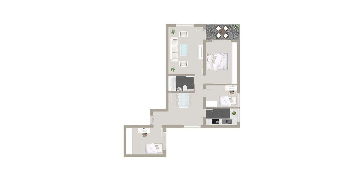 Etagenwohnung Steinbach - 4 Zimmer, 84 m&sup2;, 273.500&euro; | Angebot:25694911