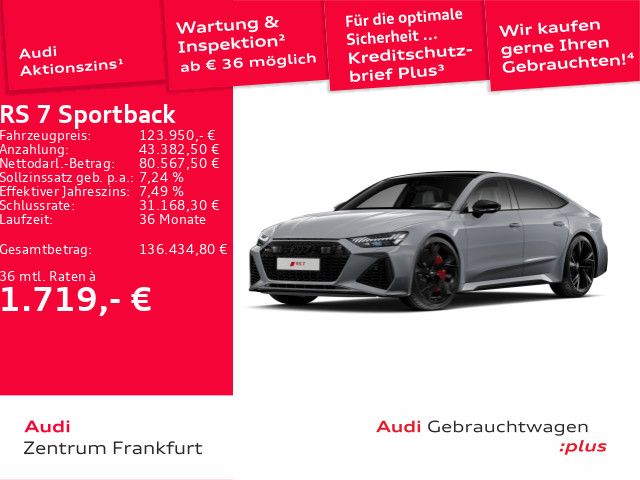 Audi RS7 9.202 km 123.949 &euro; Frankfurt am Main 60314
