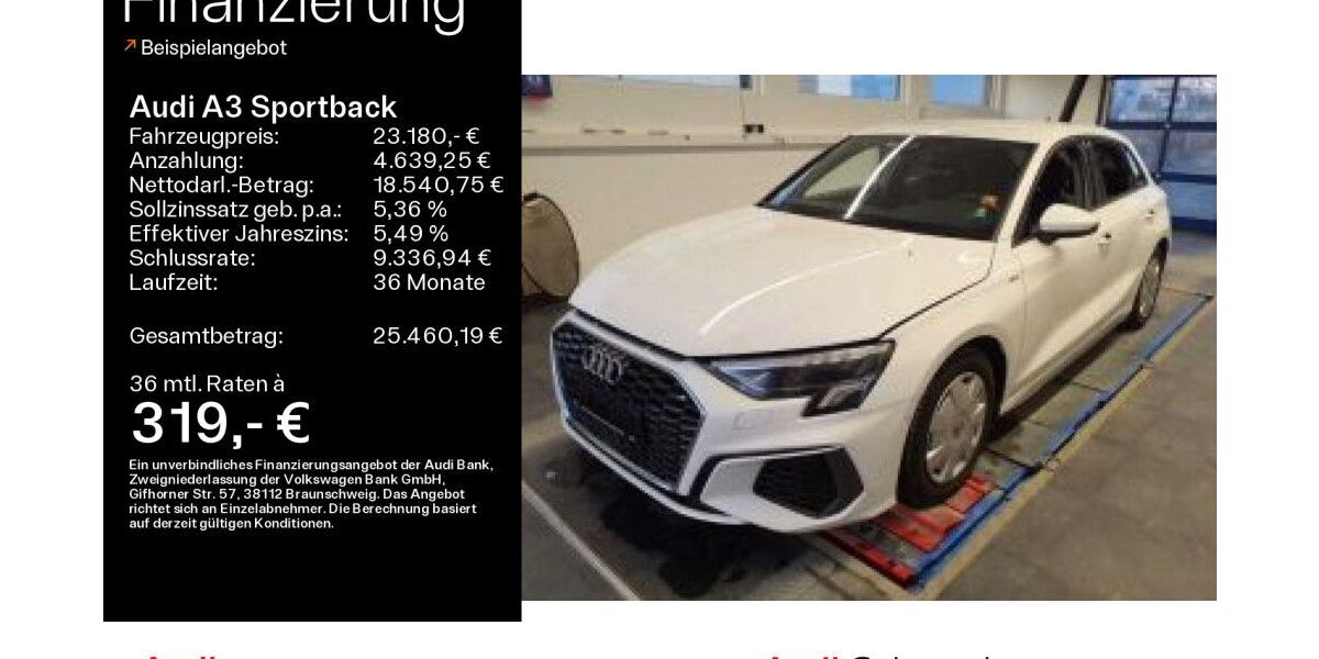 Audi A3 125.000 km 23.180 &euro; Oberursel 61440