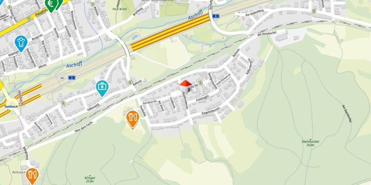 Mehrfamilienhaus, Wohnhaus Hösbach - 9 Zimmer, 215 m&sup2;, 529.000&euro; | Angebot:25698992