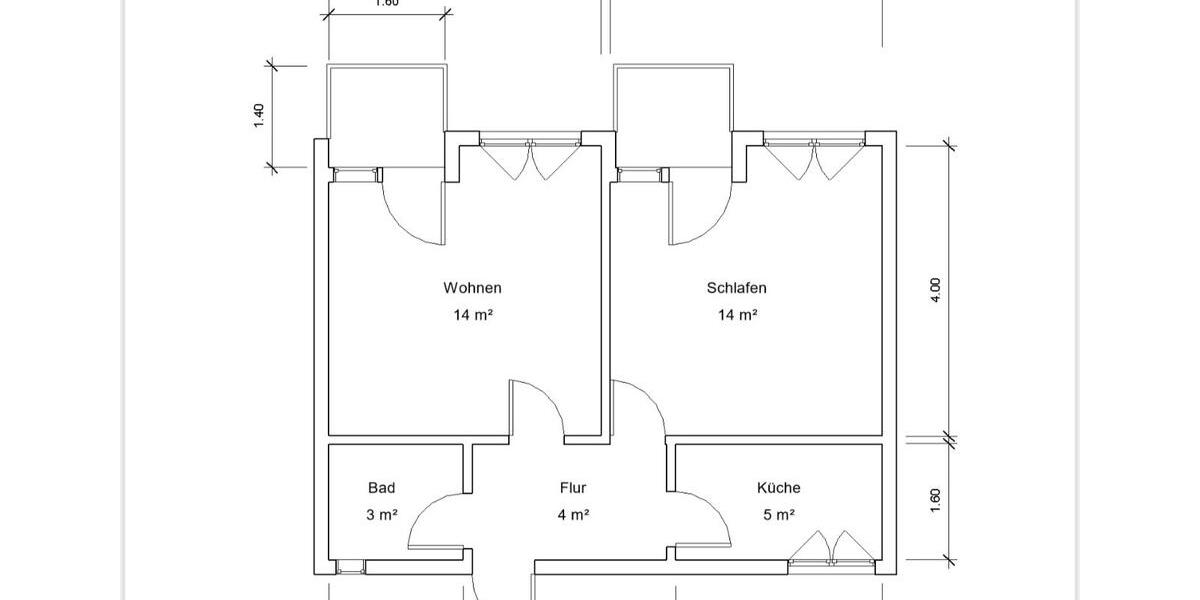 Etagenwohnung Frankfurt am Main Eschersheim - 2 Zimmer, 48 m&sup2;, 750&euro; | Angebot:25171322