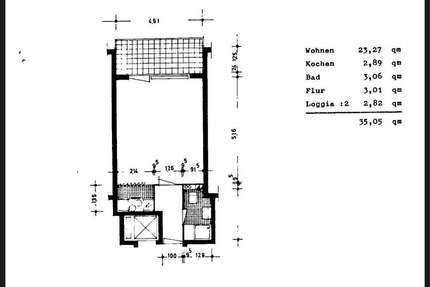 Wohnung Maintal - 1 Zimmer, 35 m&sup2;, 123.500&euro; | Angebot:23850102