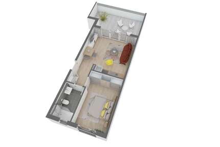 Wohnung Offenbach Waldhof - 2.5 Zimmer, 52 m&sup2;, 315.205&euro; | Angebot:23861268