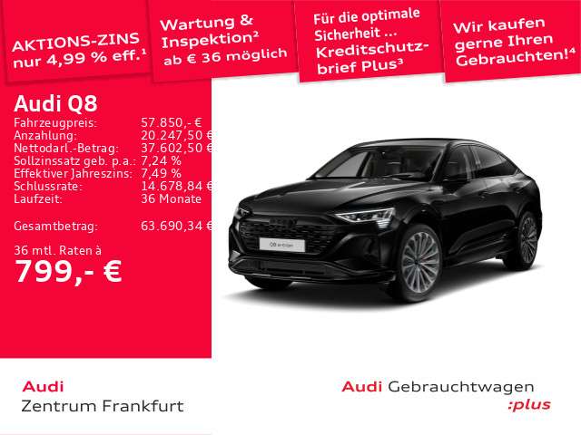 Audi Q8 7.061 km 57.850 &euro; Frankfurt am Main 60314